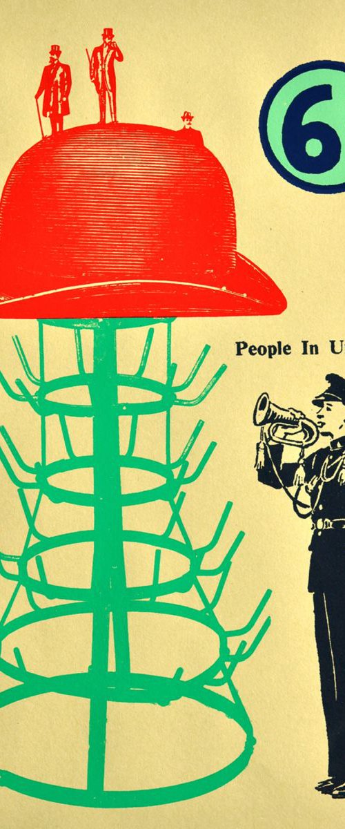 Marcel Duchamp's hat. Dada print 31 by Francis Van Maele