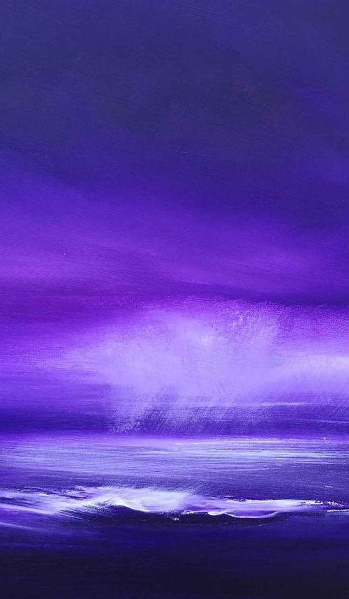 Amethyst Squall -  Seascape by Mel Graham