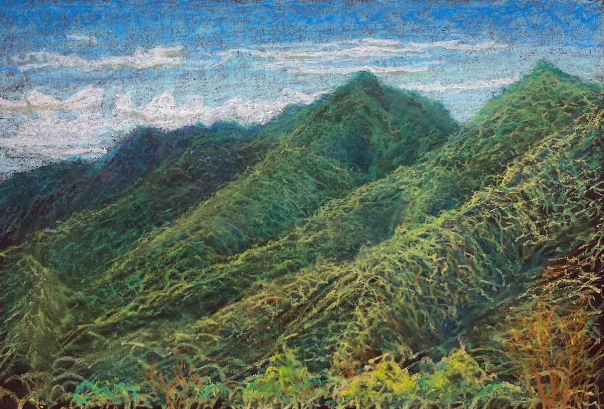 Mountainsides, Chihshang by David Lloyd