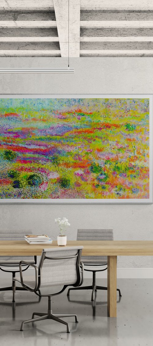 The Lily Pond 2025 by Lesley Blackburn