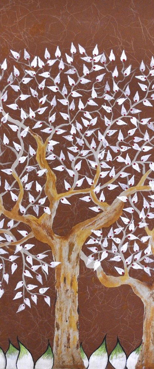 Three Trees (Tribhovan) by Sumit Mehndiratta