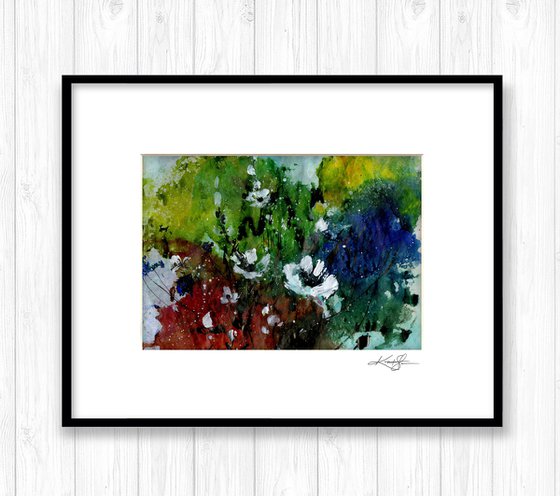 Mystic Garden 15 - Floral Painting by Kathy Morton Stanion