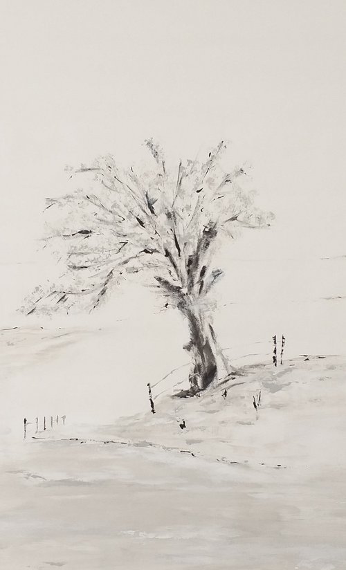 « First snow » by M.Y. by Max Yaskin