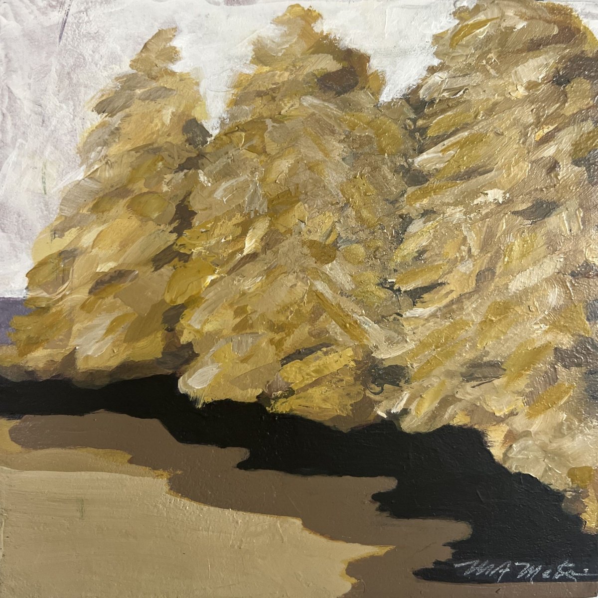  Gilded Forest By Maryanne Mckernie, 8 X 8, Artwork For Sale On Artfinder