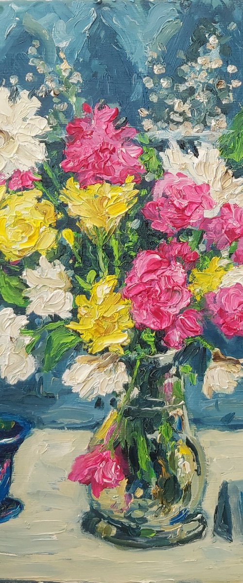 vase of flowers #5 by Colin Ross Jack