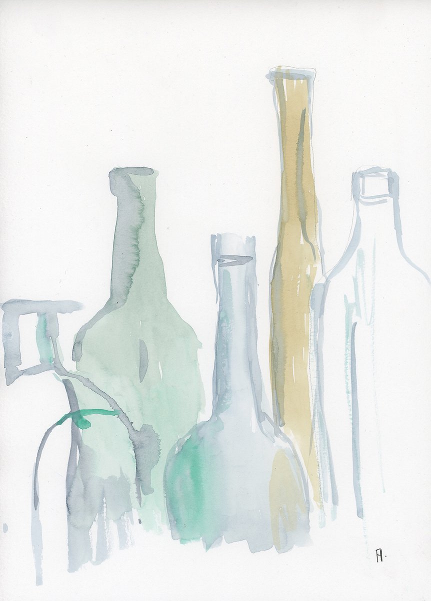 Bottles 1 by Anton Maliar