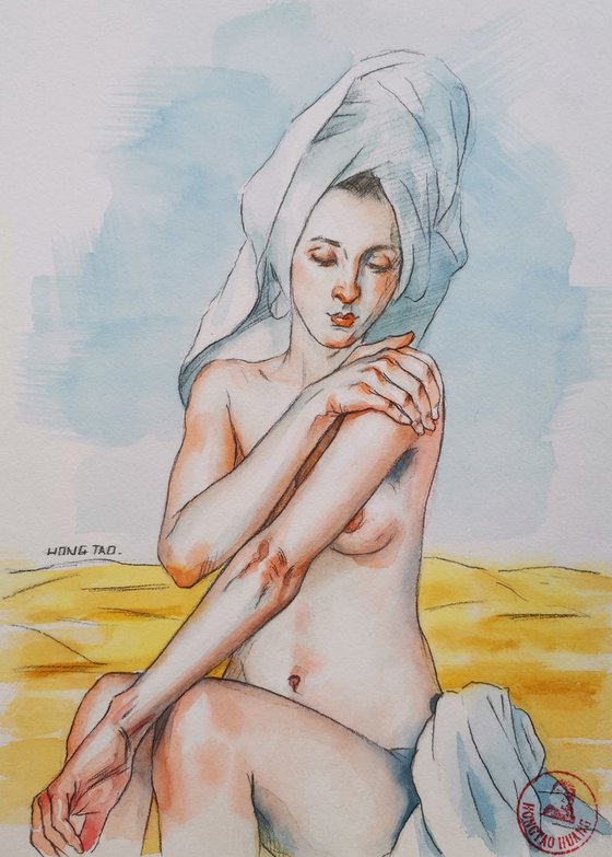 Bathing woman 2