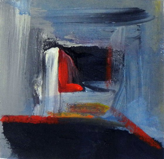 Daily Painting A019 Small Abstract Study Painting Artwork