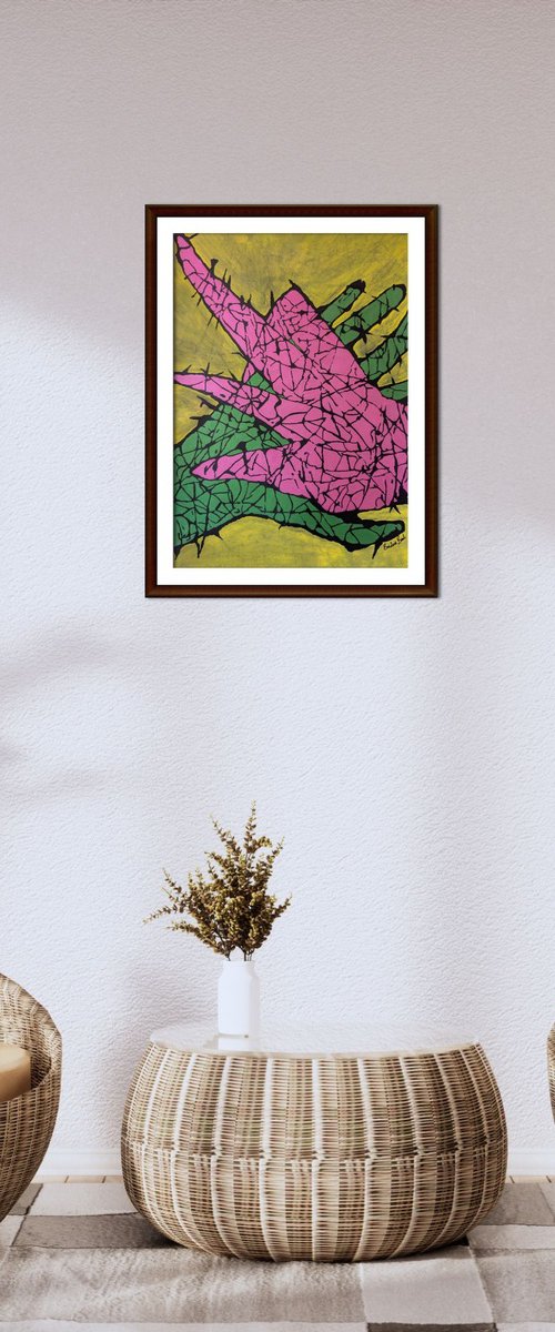 Bound Together-Abstract Art Painting by Baldave Bedi