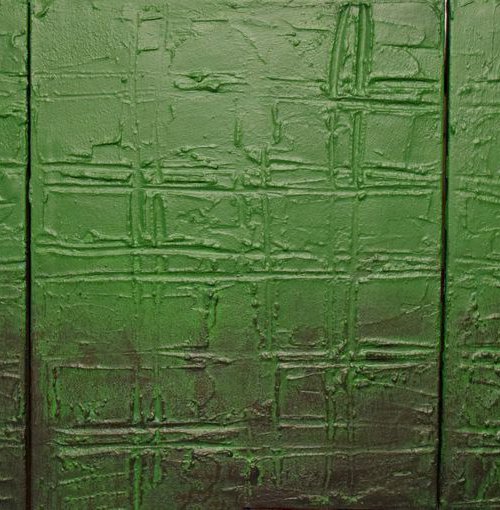 Green Tones" square series by Stuart Wright