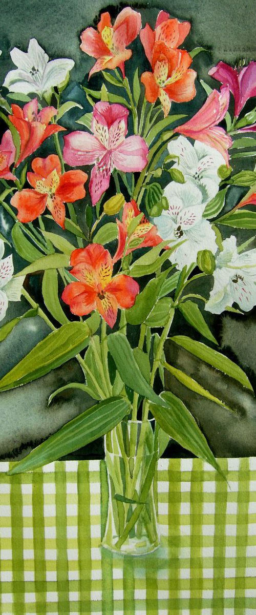 Freesias by Mary Stubberfield