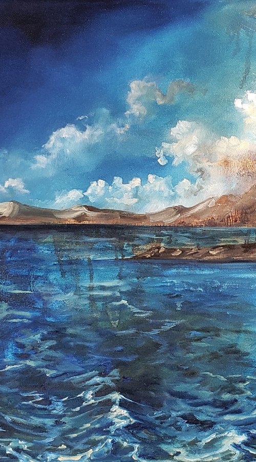 "Through Deep Water" - Seascape - Landscape by Katrina Case