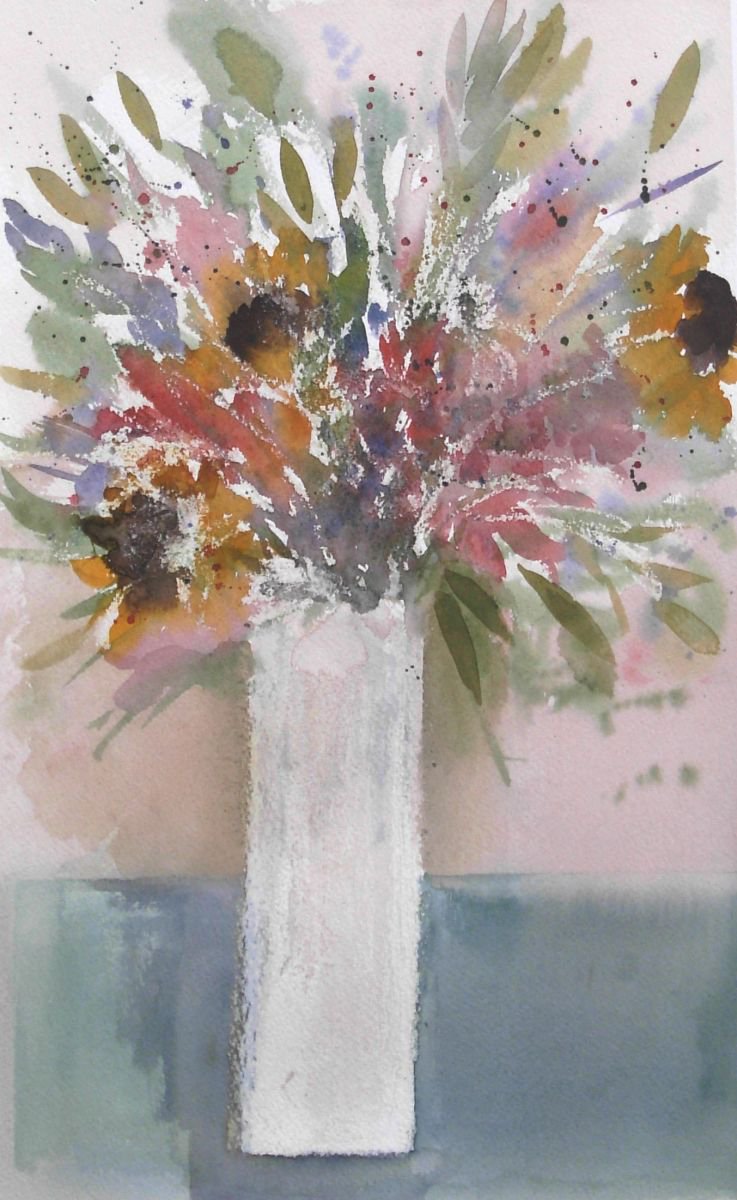 Mixed Flowers by Jan Rippingham