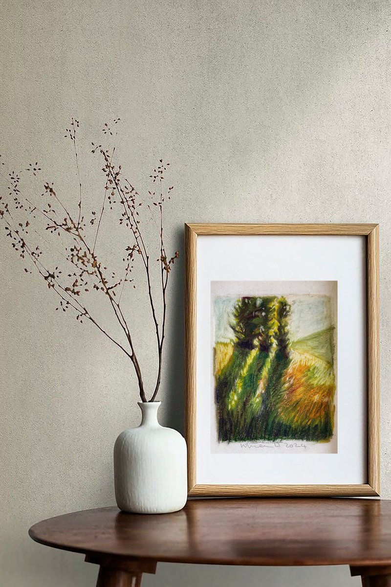 Painting , Landscape By Anahita Ghazanfari, 7 X 10, Artwork For Sale On Artfinder