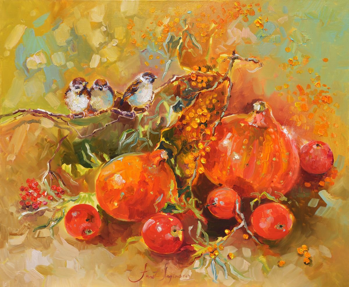 Pumpkins by Annet Loginova