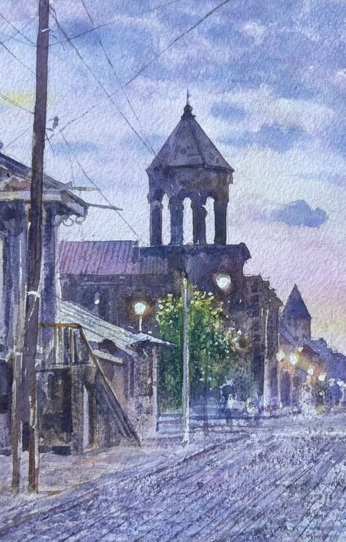 Twilight Walk in Gyumri by Peto Poghosyan