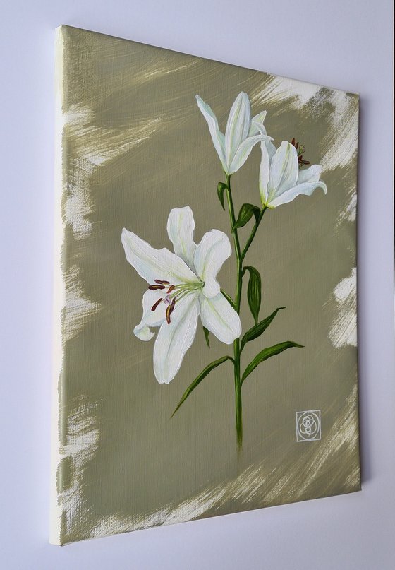 Oriental Lily Study 3