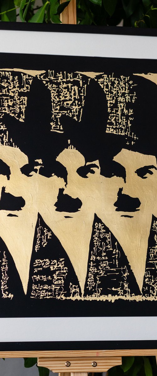 Les Trois Chaplin by Victor Selin