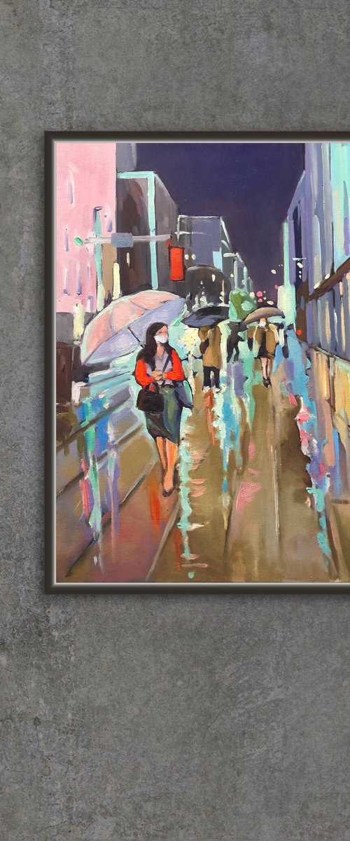 Pandemic in the city by Guzel Min
