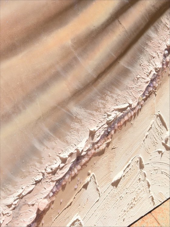 Blush - Original Textured Artwork 90x120cm