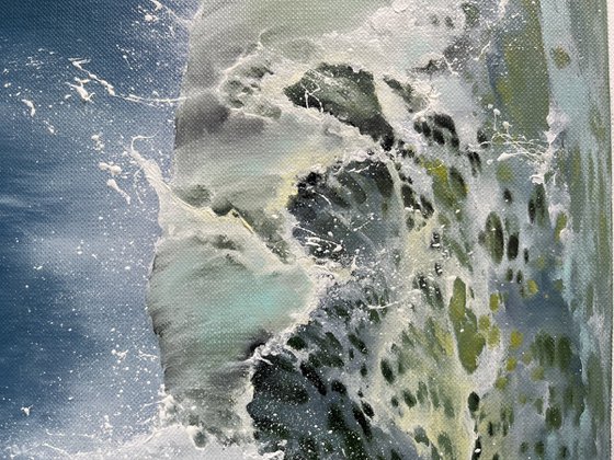 Sea Ocean Waves Splash Breeze