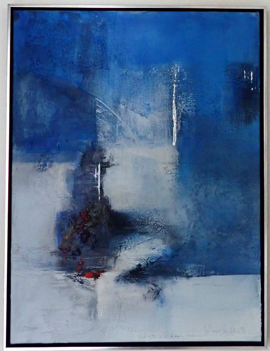 Expressive Painting , Inside Power 1 By Christa Haack, 25 X 33, Artwork For Sale On Artfinder