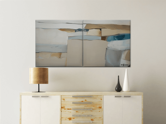 Diptych Sand, Light and Sky #3