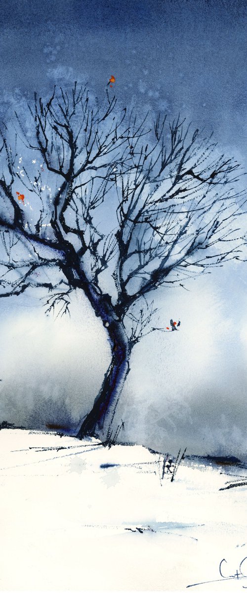 When silence meets the snow by Sophie Rodionov