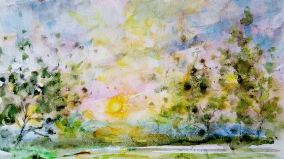 Ode to Spring/free shipping in USA for any of my artworks