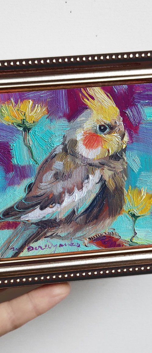 Parrot bird by Nataly Derevyanko