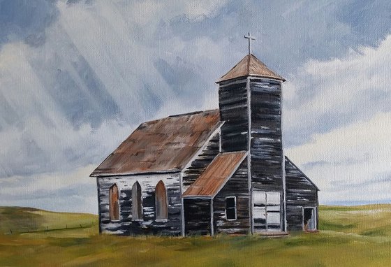 Landscape - Prairie Churches - "Hope on the Horizon"