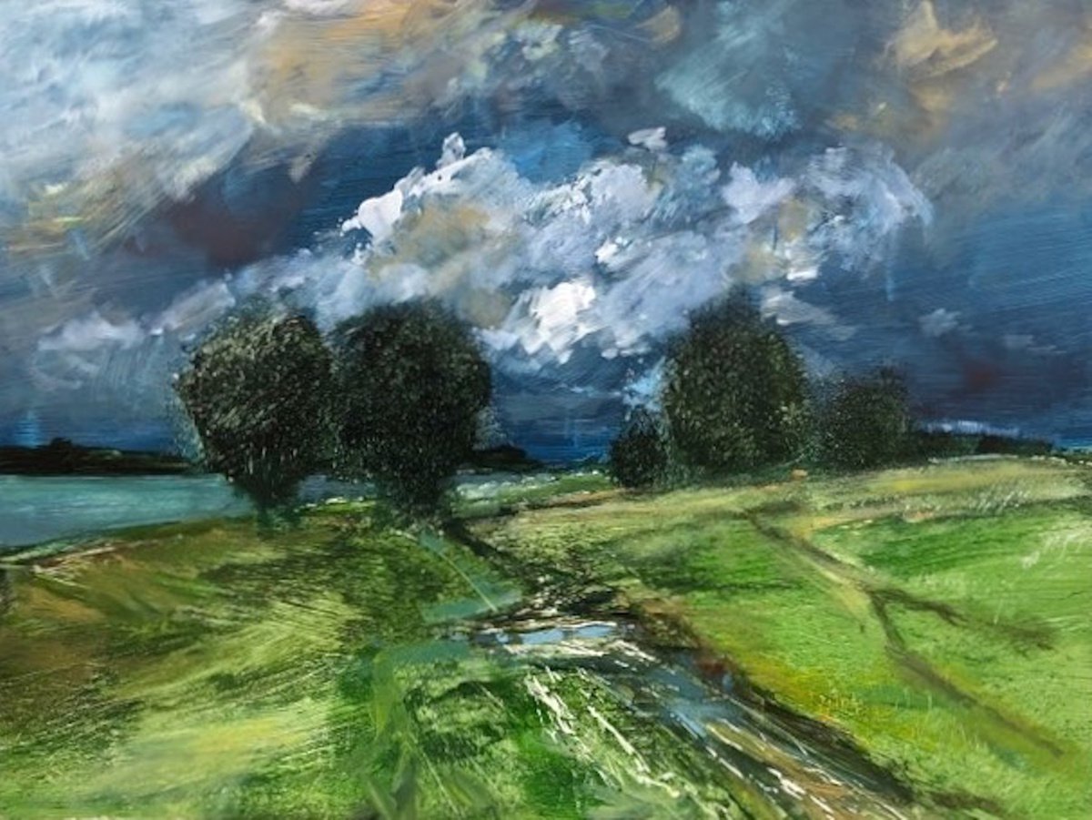 'Storm Coming' Landscape, Oil Painting. | Artfinder