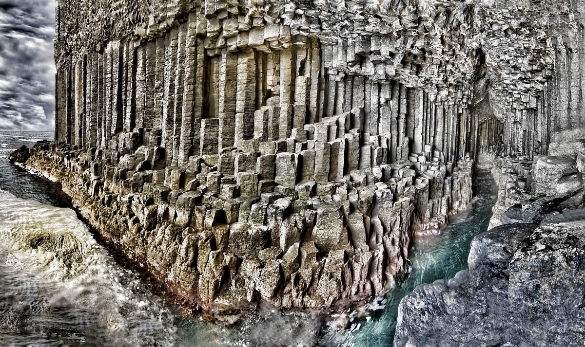 Seascape - Fingal’s Cave, Isle of Staffa, Scotland by MBK Wildlife Photography