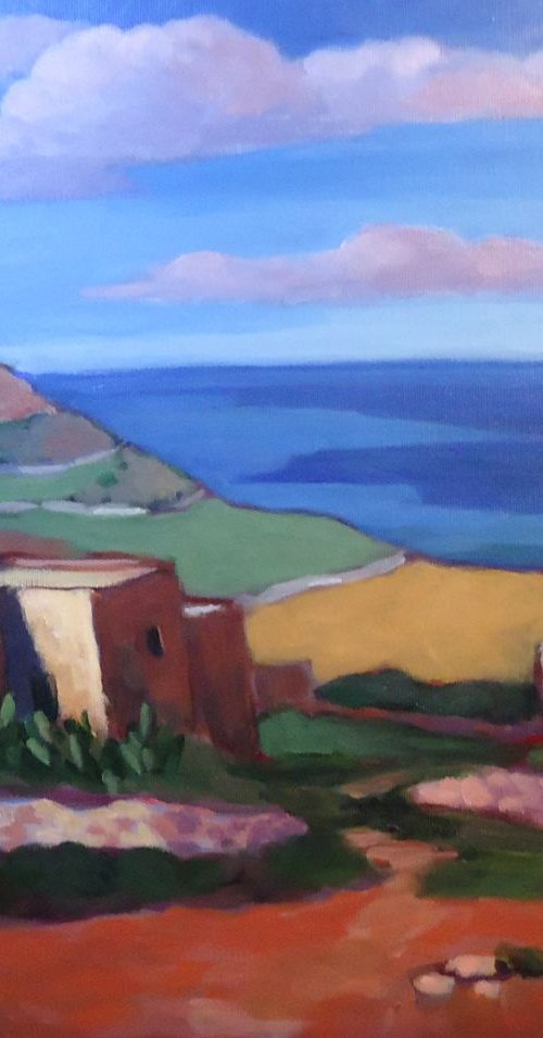 Malta Farmhouse by Edward  Abela