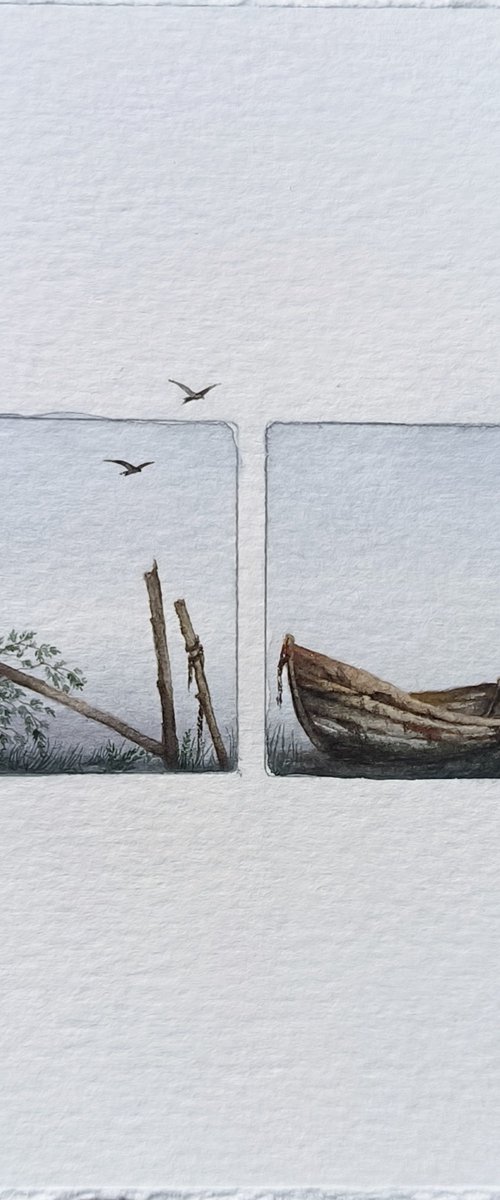 Old wooden boat by Anna Åström