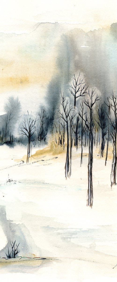 Winter silence by Aniko Hencz