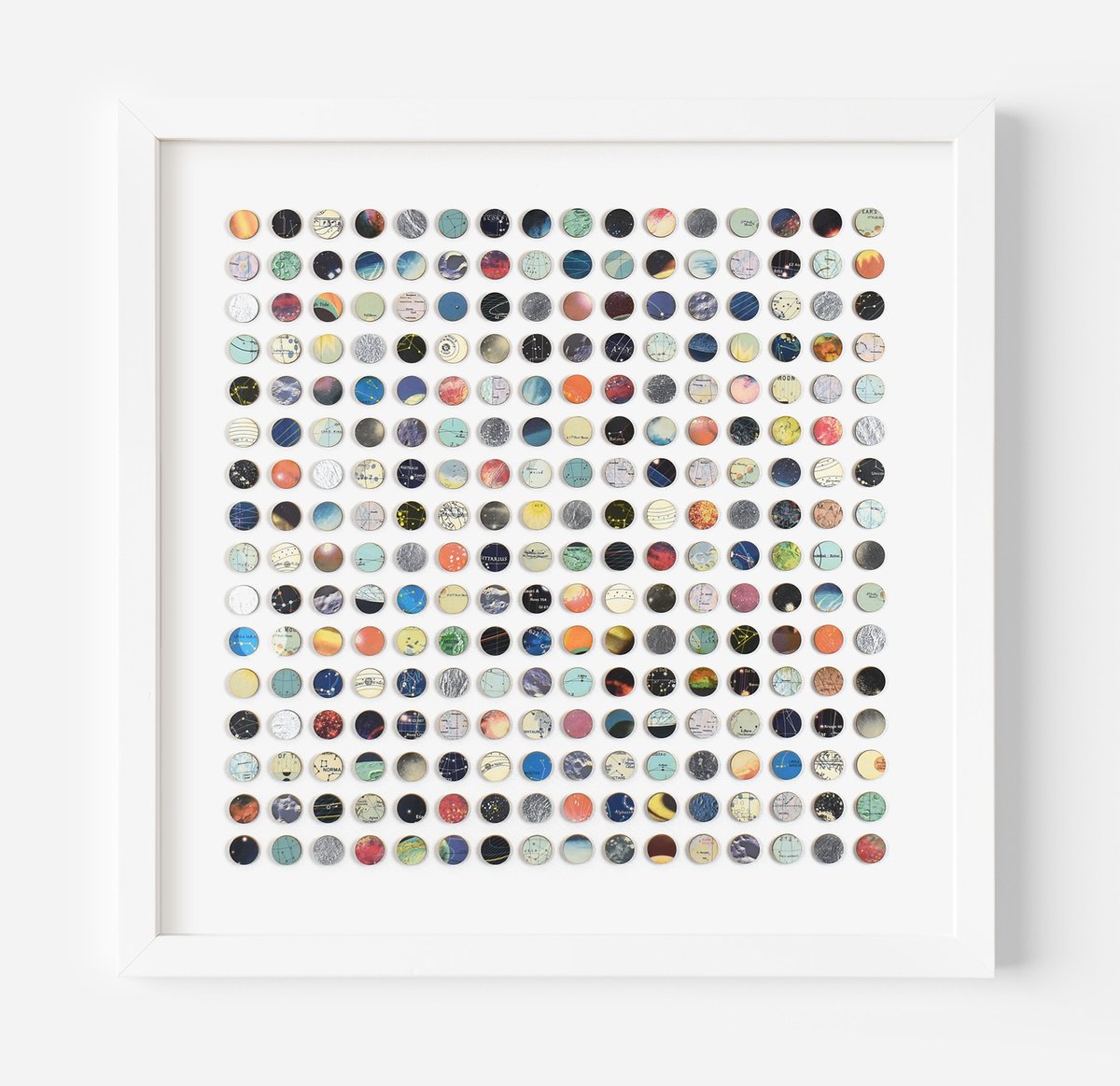 Space Dots Collage by Amelia Coward