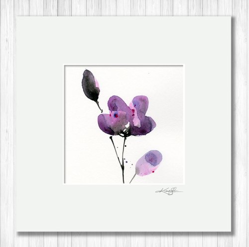Petite Loveliness 6 - Floral Painting by Kathy Morton Stanion by Kathy Morton Stanion