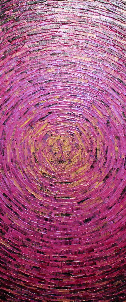 Large shine gold pink colors by Jonathan Pradillon