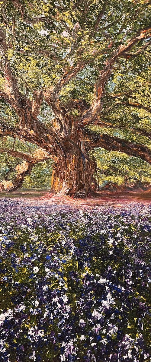 Sunlit Dreams Bluebonnets by Kenneth Halvorsen