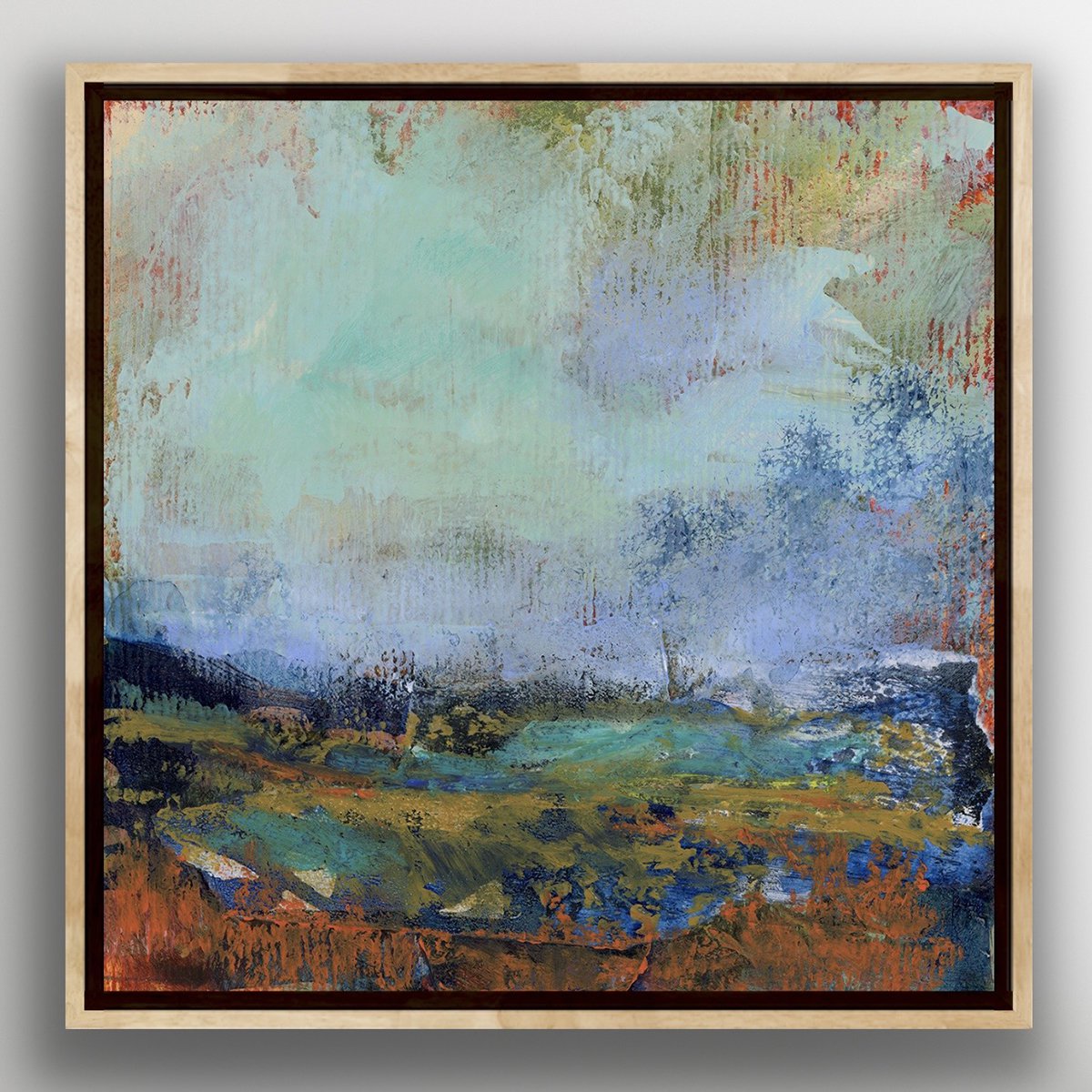 Abstract Giclee Print , Weather Or Not 1 By Melinda Macdonald, 14 X 14, Artwork For Sale On Artfinder