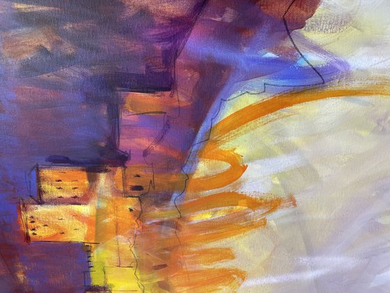 Burg Trifels bei Tagesanbruch