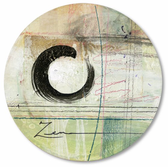 The Enso Of Zen 2012-1 - Abstract Zen art by Kathy Morton Stanion