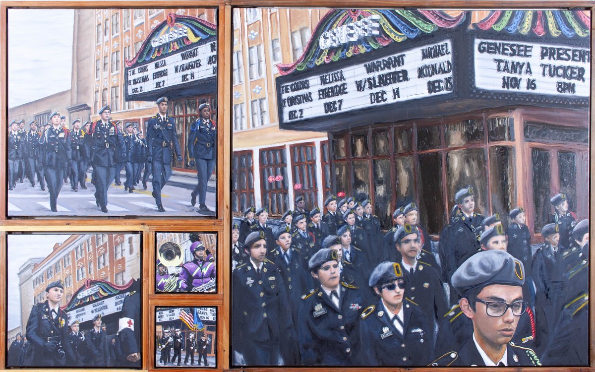 Urban And Pop Oil Painting , Barter By Michael E. Voss, 75 X 45, Artwork For Sale On Artfinder