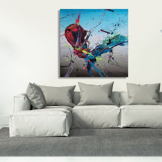 Bad Craziness (Spirits Of Skies 064028) - 80 x 80 cm - XL (32 x 32 inches)