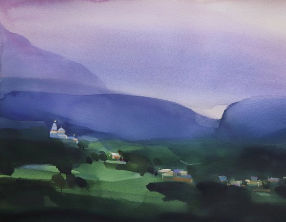 Hamlet on himachal hills