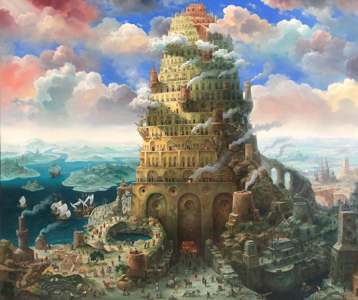 Tower of Babel. by Alexander Mikhalchyk