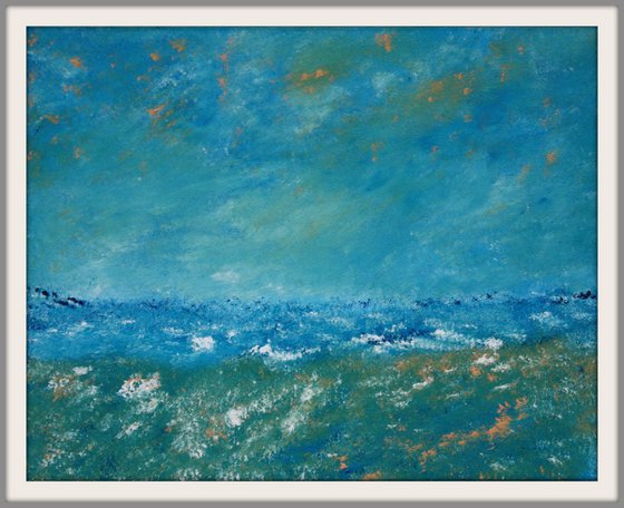 Impressionistic Ocean Landscape