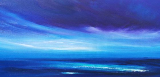 Moonlight Tranquillity - Panoramic Seascape