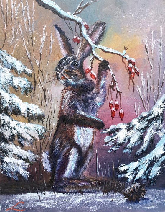 Winter hare